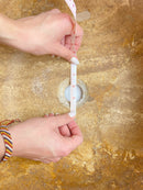 Valencia Travertine Vessel Bathroom Sink 16 Inch Round Honed Sand Blasted