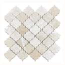 Vanilla Beige Marble Casablanca on 12" x 12" Mesh Mosaic Tile