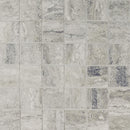 Veneto gray 12x12 porcelain mesh mounted mosaic tile NVENEGRA2X2 product shot multiple tiles close up view