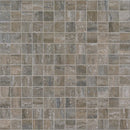 Veneto noce 12x12 porcelain mesh mounted mosaic tile NVENENOC2X2 product shot multiple tiles top view