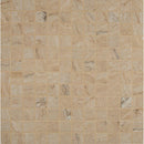 Veneto sand 12x12 porcelain mesh mounted mosaic tile NVENESAN2X2 product shot one tile top view