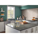 Veneto white 12x12 porcelain mesh mounted mosaic tile NVENEWHI2X2 product shot kitchen view