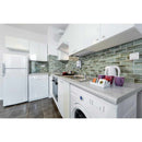 Verde subway 11.75X12 glass mesh mounted mosaic tile SMOT GLSST VERDE8MM product shot kitchen view