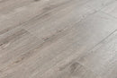 WPC Vinyl Rigid Core 9" Width 60" RL 8mm Thick, 1.5mm IXPE, Vested Shadow, Opus Floors - Mazzia Collection plank view angle 2
