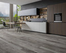 SPC Vinyl Rigid Core 7" Width 60" RL, 7mm Thick, 1.5mm IXPE Idyllic Smoke, Victorum Floors - Mazzia Collection living room view 8