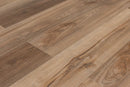 SPC Vinyl Rigid Core 7" Width 60" RL, 7mm Thick, 1.5mm IXPE Lithe Sequoia, Victorum Floors - Mazzia Collection angle plank view