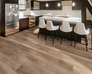 SPC Vinyl Rigid Core 7" Width 60" RL, 7mm Thick, 1.5mm IXPE Lithe Sequoia, Victorum Floors - Mazzia Collection living room view 3