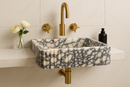 Calacatta Viola Wall-Mount Sink