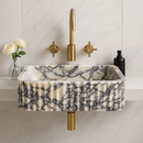 Calacatta Viola Wall-Mount Sink