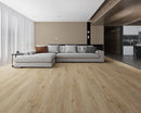 SPC Vinyl Rigid Core 7" Width 60" RL, 6mm Thick, 1.5mm IXPE Vista Clay Invicta Floors - Mazzia Collection Product shoot Hall view