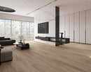 WPC Vinyl Rigid Core 7" Width 60" RL 9.5mm Thick, 1.5mm IXPE Vogue Tan Domaine Floors - Mazzia Collection room view 5