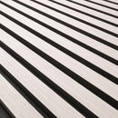 Fog 24"x48" Light Gray Acoustic Wall Panel 3D Fluted Wood Slat Sound Absorbing Paneling - MSI Collection