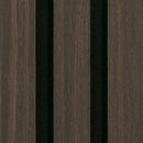 Espresso 24"x48" Dark Brown Acoustic Wall Panel 3D Fluted Wood Slat Sound Absorbing Paneling - MSI Collection