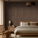 Sable 24"x48" Medium Brown Acoustic Wall Panel 3D Fluted Wood Slat Sound Absorbing Paneling - MSI Collection