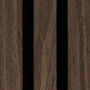 Sable 24"x48" Medium Brown Acoustic Wall Panel 3D Fluted Wood Slat Sound Absorbing Paneling - MSI Collection