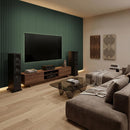 Jade 9.5"x94.5" Green Acoustic Wall Panel 3D Fluted Wood Slat Sound Absorbing Paneling - MSI Collection