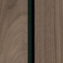 Tawny Macro 10.63"x94.5" Warm Brown Acoustic Wall Panel, 3D Fluted Wide Slat Wood Sound Absorbing Panel - MSI Collection