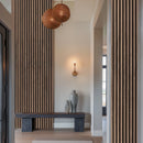 Tawny 3D Prefinished Wood Slat Acoustic Fluted Sound Absorbing Wall Paneling (Set of 4) - MSI Collection