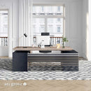 Anderson · L-Shaped Executive Standing Desk, Adjustable Height