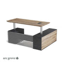 Anderson · L-Shaped Executive Standing Desk, Adjustable Height
