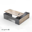 Anderson · L-Shaped Executive Standing Desk, Adjustable Height