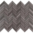 Water color graphite 12x15 glazed porcelain mesh mounted mosaic tile NWATGRACHE12X15 product shot multiple tiles top view