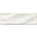 Whisper white handcrafted 4X12 matte ceramic wall tile SMOT-PT-WW412 product shot single tile top view