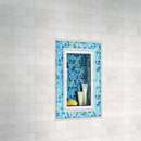 Whisper white quarter round molding 0.625X6 glossy ceramic floor and wall tile SMOT-PT-QTRRD-WW5/8X6 product shot bathroom wall view