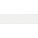 White glossy 4x12 glazed ceramic wall tile msi collection NWHIGLO4X12 product shot one tile top view
