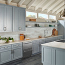 White oak honed marble floor and wall tile TWHTOAK12240.38H msi collection room shot kitchen view