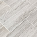 White oak honed marble floor and wall tile TWHTOAK18360.38H msi collection product shot angle view
