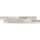 White oak ledger panel 6X24 multi finish marble wall tile LPNLMWHIOAK624 MULTI product shot multiple tiles close up view