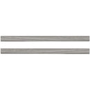 White oak pencil molding 0.75x12 polished honed marble wall tile SMOT-PENCIL-WHTOAK product shot top view 2moldings