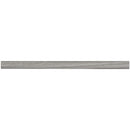 White oak pencil molding 0.75x12 polished honed marble wall tile SMOT-PENCIL-WHTOAK product shot top view
