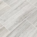 White oak polished marble floor and wall tile TWHTOAK12240.38P msi collection product shot angle view
