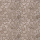 White oak river rock 11.42X11.42 tumbled marble mesh mounted mosaic tile SMOT-PEB-WHTOAK product shot multiple tiles top view