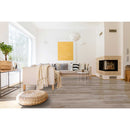 Whitfield gray 1 4 thick x 1 3 4 wide x 94 length luxury vinyl t molding large VTTWHIGRY-TL product shot drawing room tile view