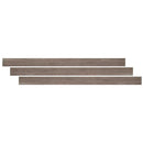 Whitfield gray 1 4 thick x 1 3 4 wide x 94 length luxury vinyl t molding large VTTWHIGRY-TL product shot multiple tiles top view
