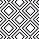 White and Black Honed Marble Lights 8 13/16"x11" - Checkerboard Collection product shot wall view