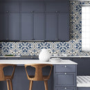 Zanzibar 8x8 glazed porcelain floor and wall tile product shot room view2