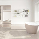 A lier white honed porcelain floor and wall tile liberty us collection porcelain floor and wall tile LUSIRG1224167 product shot bath view