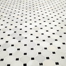 Arabescato Carrara Octagon 12" x 12" Honed Marble Mesh-Mounted Mosaic Tile 2" Octagon- MSI Collection