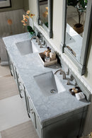 James Martin Brittany 72" Double Bathroom Vanity, Urban Gray
