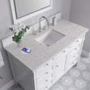 James Martin Brittany 48" Single Bathroom Vanity, Bright White