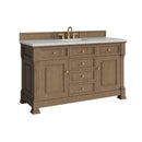 James Martin Brookfield 60" Single Bathroom Vanity, Pecan