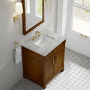 James Martin Bellshire 30" Single Bathroom Vanity, Honey Oak