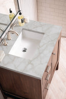 James Martin Addison 30" Single Bathroom Vanity, Mid-Century Acacia