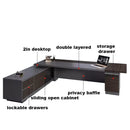 Carwin · Modern L-Shaped Executive Desk