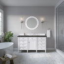 James Martin Brittany 60" Single Bathroom Vanity, Bright White