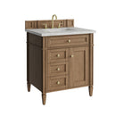 James Martin Brittany 30" Single Bathroom Vanity, Pecan